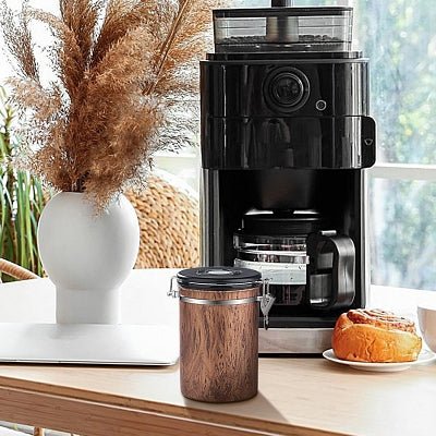 Récipient hermétique - FoodJarStorage™ - Marron&Noir - Solution Espace Maison