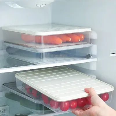 Boîte de rangement - FoodSaverBox™ - Carré blanc - Solution Espace Maison