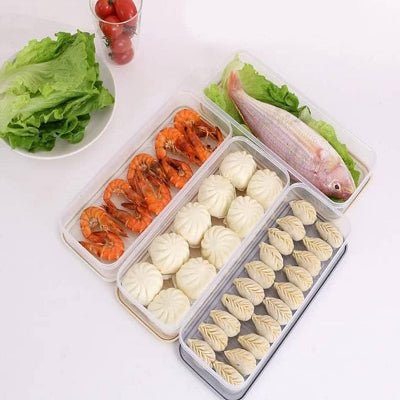 Boîte de rangement - FoodSaverBox™ - Rectangle blanc - Solution Espace Maison