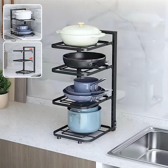 Support casseroles ajustable