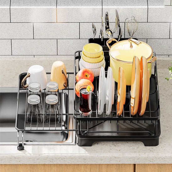 Égouttoir à vaisselle extensible | Sèche Vite - Solution Espace Maison