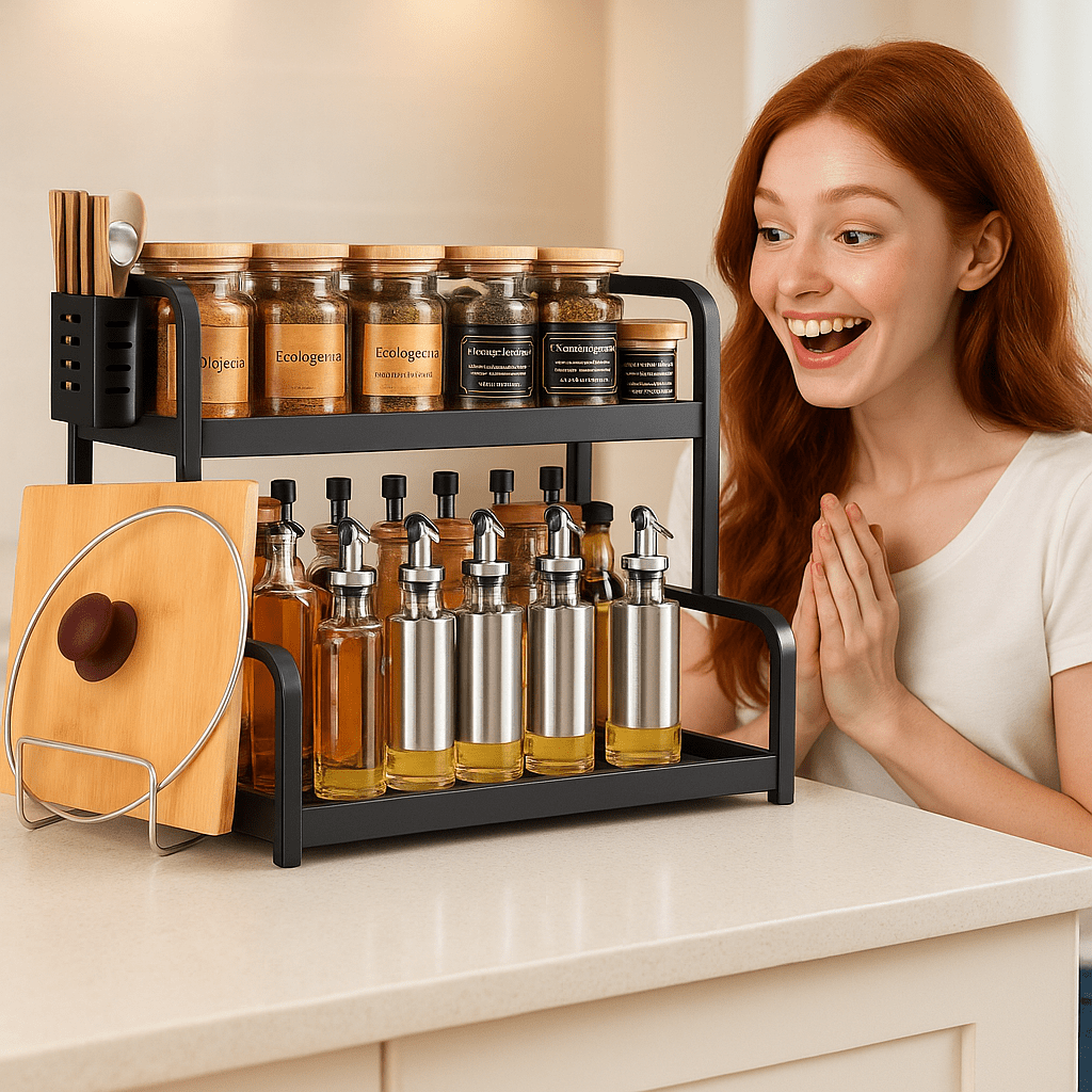 Organisateur d'épices polyvalent | Poly - Spice - Solution Espace Maison