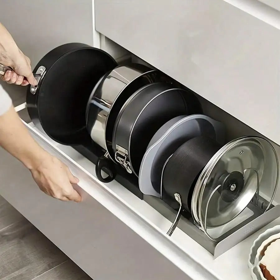 porte couvercle de casserole evolutif rangement-tiroir