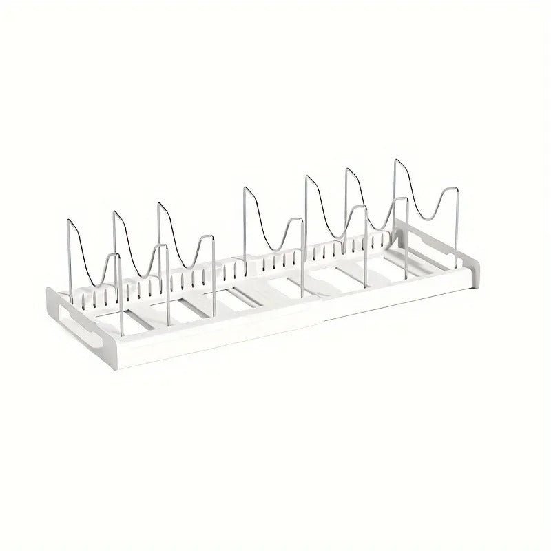 Organisateur de casseroles extensible | Double Version - Solution Espace Maison