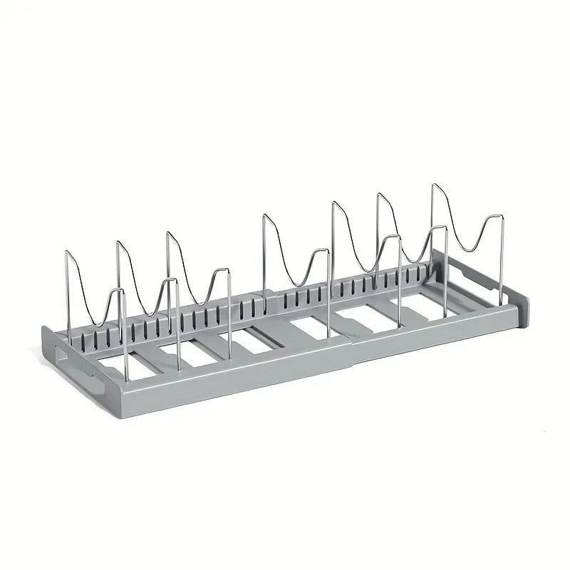 Organisateur de casseroles extensible | Double Version - Solution Espace Maison