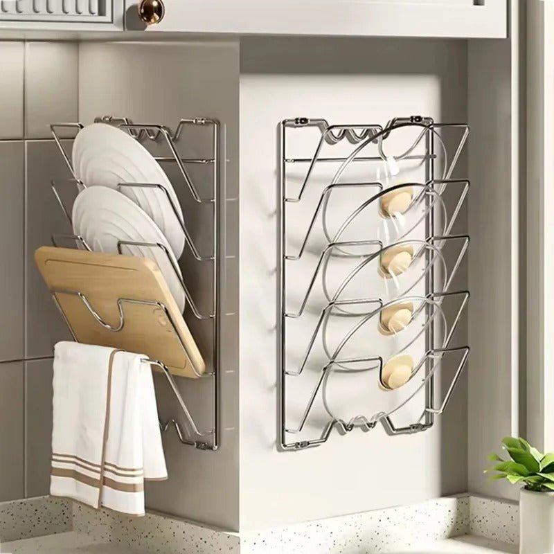 Support mural pour couvercles | Range - Couvercles - Solution Espace Maison