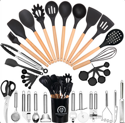 Combinaison de cuisine en silicone 35 pieces