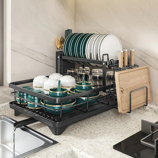Égouttoir à vaisselle réglable | Régl - EAU - Solution Espace Maison