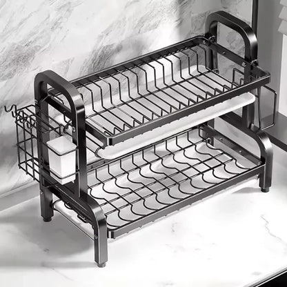 Égouttoir à vaisselle Compact à 2 niveaux | Compact TWO - Solution Espace Maison