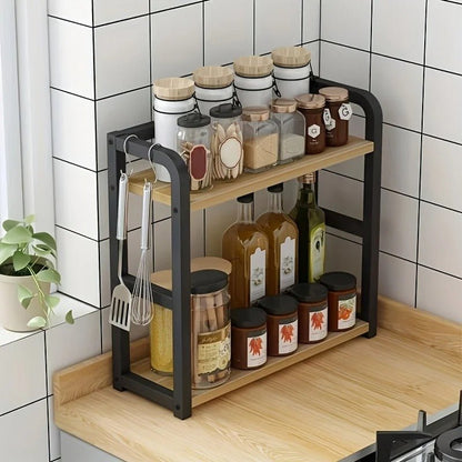 Étagère de comptoir 2 niveaux | Double - Double - Solution Espace Maison