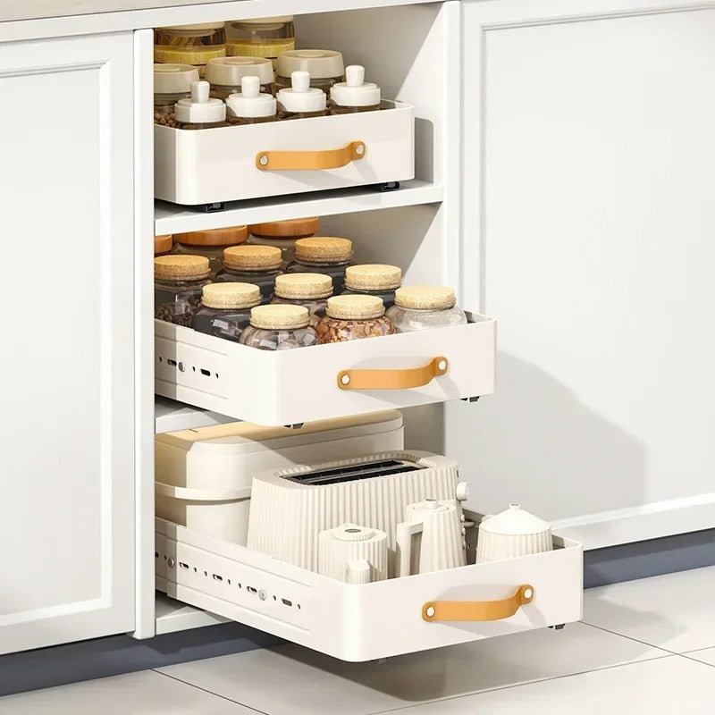 Étagère de cuisine coulissante | Évolutive - Solution Espace Maison