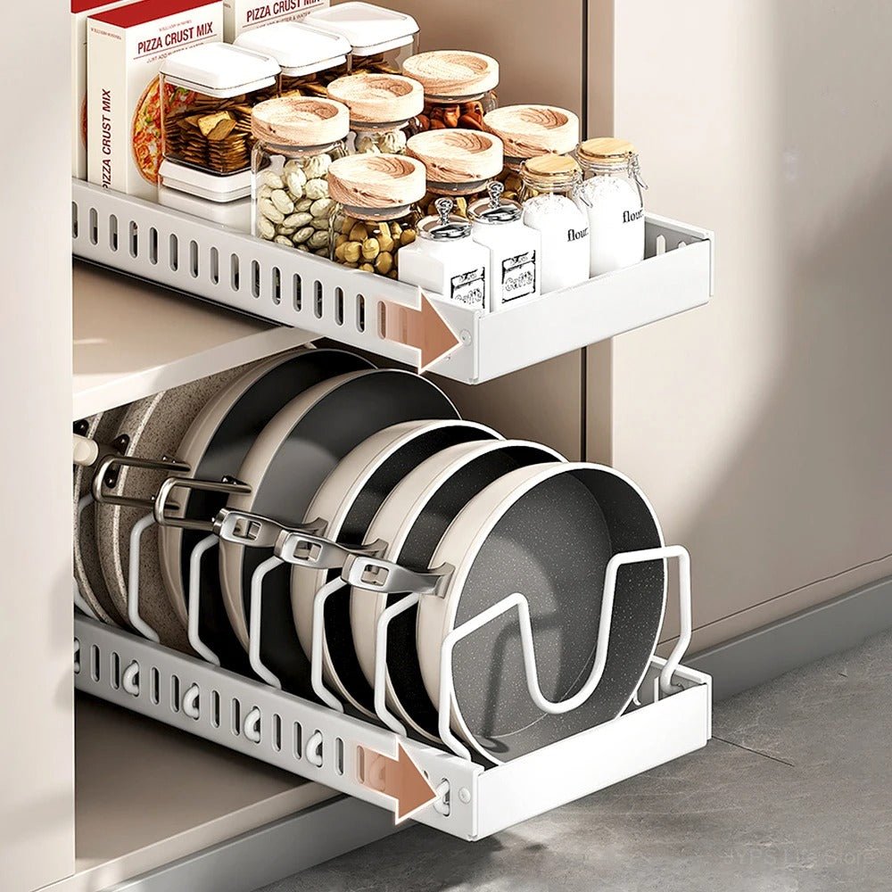 Organisateur multifonctionnel pour casseroles | Multi - Place - Solution Espace Maison