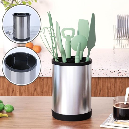 Pot ustensiles cuisine | Élégant - Solution Espace Maison