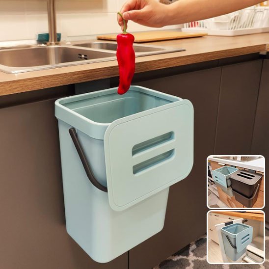 Poubelle Compacte Sous Évier | KitchenOrganize - Solution Espace Maison