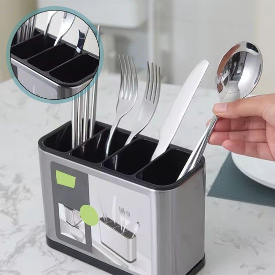 Pot ustensiles cuisine | Élégance Pratique - Solution Espace Maison