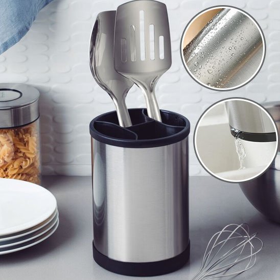 Pot ustensiles cuisine | Élégant - Solution Espace Maison