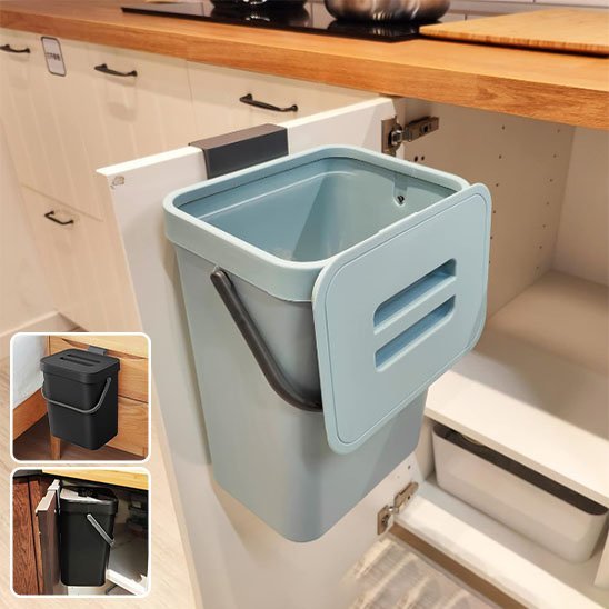 Poubelle Compacte Sous Évier | KitchenOrganize - Solution Espace Maison