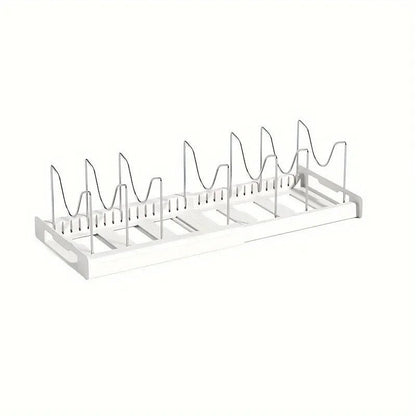 Organisateur de casseroles extensible | Double Version - Solution Espace Maison